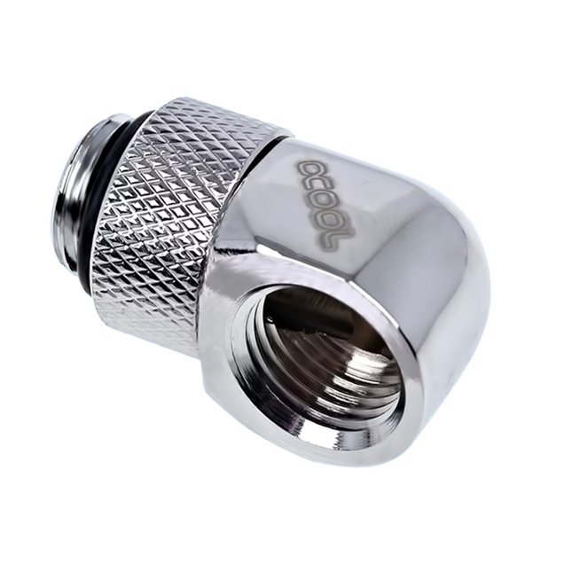 Alphacool Eiszapfen 90 Degree Rotary Extension - Chrome